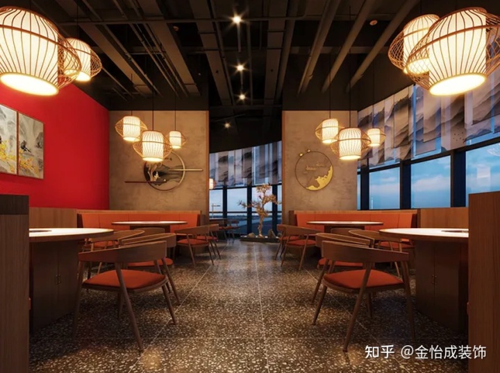 齐齐火锅 齐齐鳝鱼火锅解放碑店_火锅店装修_彩妆店概念店装修