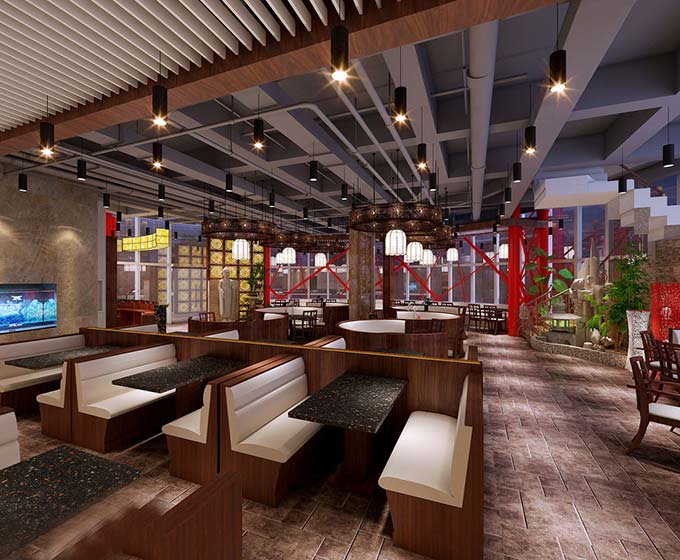 彩妆店概念店装修_火锅店装修_齐齐火锅 齐齐鳝鱼火锅解放碑店
