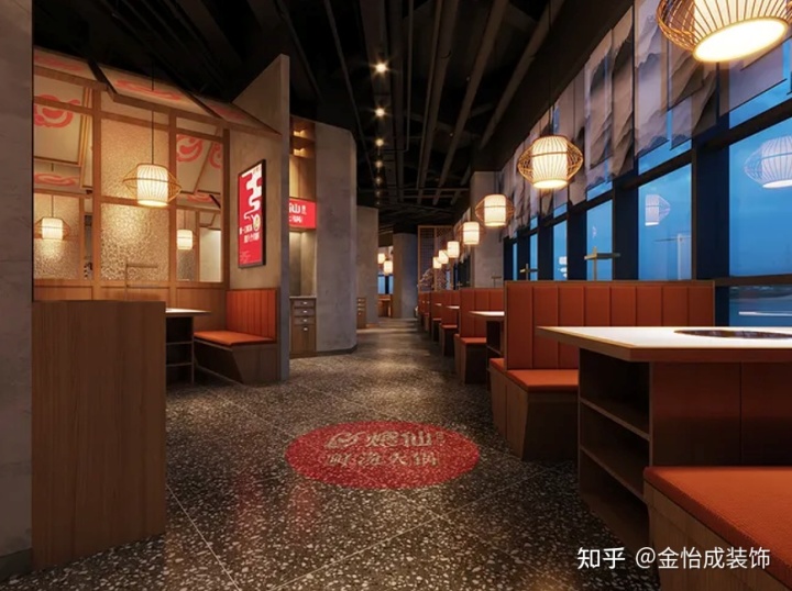 彩妆店概念店装修_火锅店装修_齐齐火锅 齐齐鳝鱼火锅解放碑店