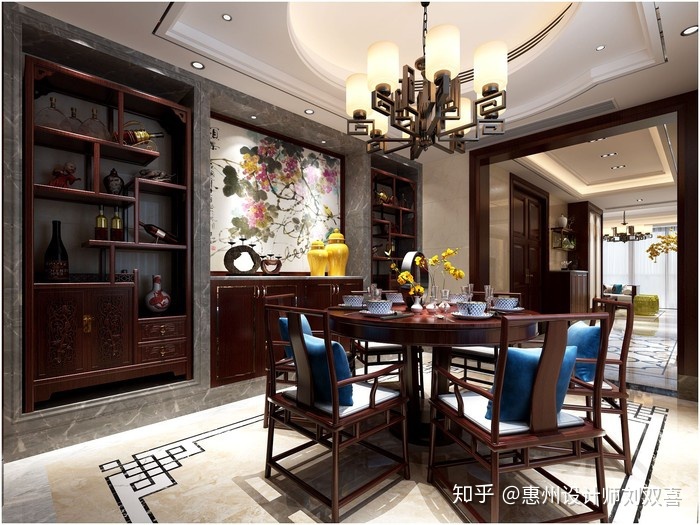 家庭中式装修效果图大全_中式家庭餐厅装修效果图_家庭中式装修