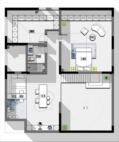 简约式风格装修效果图_简约式装修效果图_简约式茶庄装修效果图