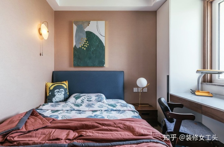 房间装修设计图_后女生房间设计 土巴兔装修效果图_装修房间墙纸图