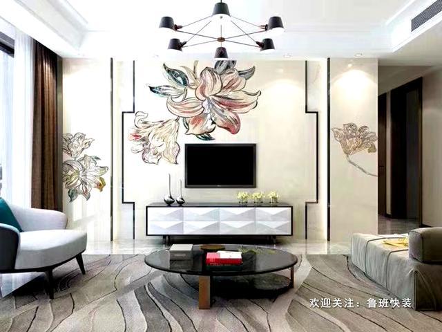 电视背景墙半墙装修效果图大全图片_欧式影视墙装修效果图大全2013图片_装修效果图大全2013图片电视墙