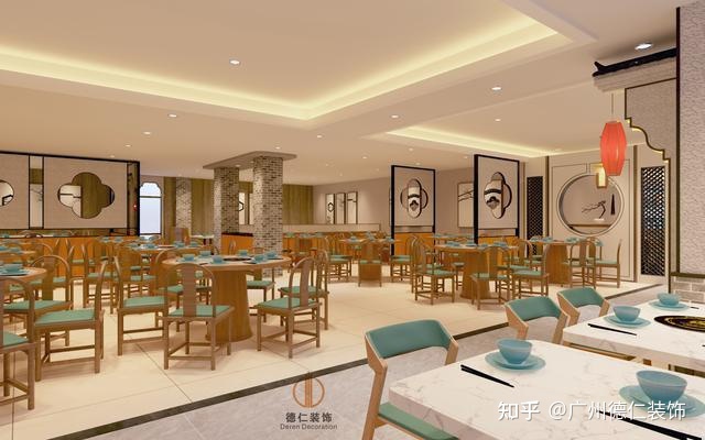 广州餐饮店装修设计，广州中式餐厅装修设计，营造舒适优雅的环境
