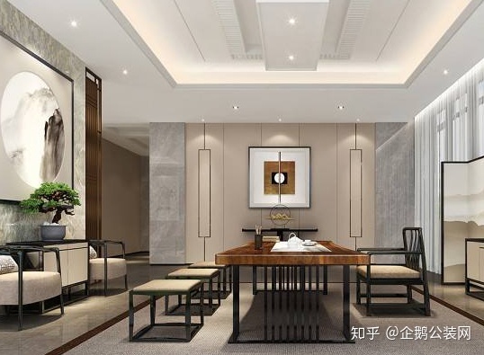 中式独桌餐饮会所装修_spa会所中式装修效果图_会所装修