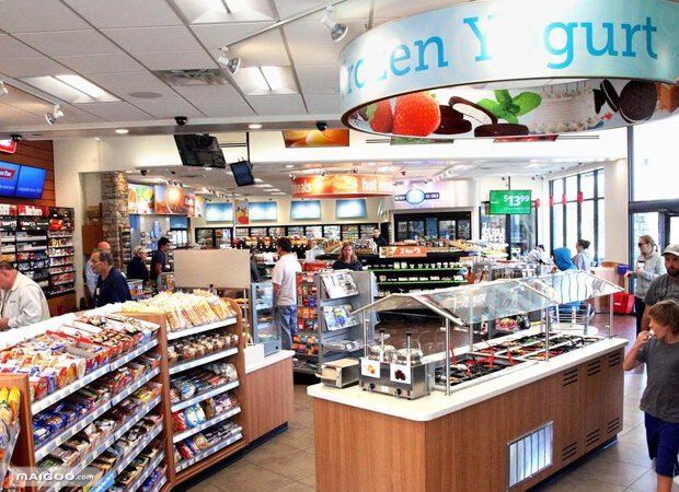 7 11ibon便利生活店_苏果便利(清凉门桥店)怎么样_便利店装修图片