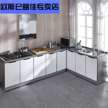 美式厨房餐厅一体装修设计图