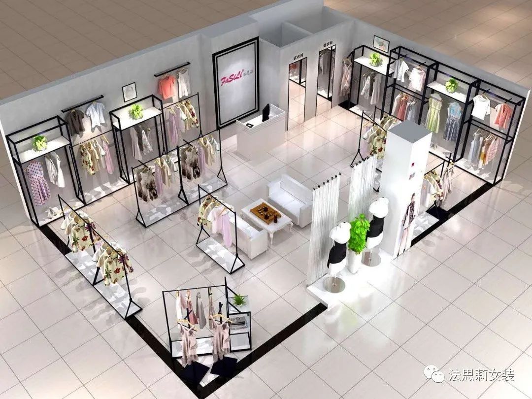 女装店装修效果图_女装实体店装修图片_女装实体店装修
