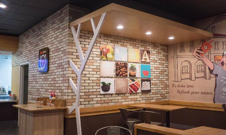 茶店装修效果图_茶店店铺装修图片欣赏_皇茶店装修
