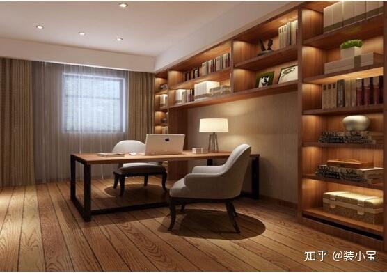 欧式书房装修效果图_简欧装修效果图片_书房装修效果