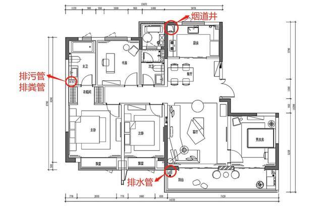 装修平面图_餐厅装修平面布局图_装修平面设计图软件