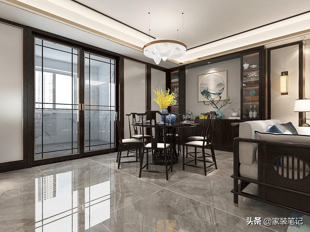 中式美式混搭风格装修_中式园林风格装修_新中式风格装修图片