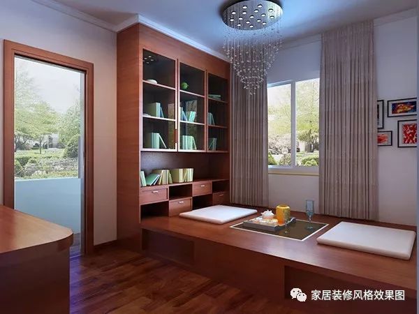 书房装修效果简约图_衣柜书桌榻榻米组合装修效果图片大全_榻榻米装修效果图
