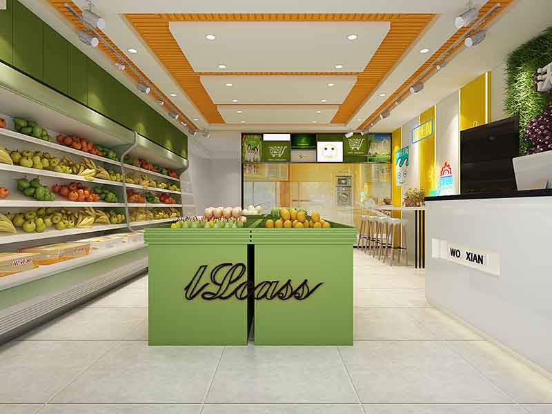童装店装修效果_化妆品店装修效果图片_水果店装修效果图