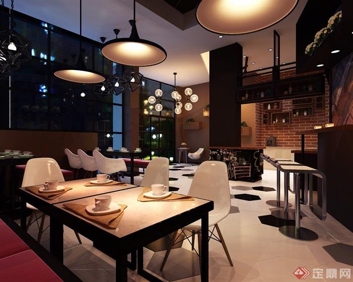 咖啡店装修_咖啡书店装修效果图_咖啡书吧装修效果图