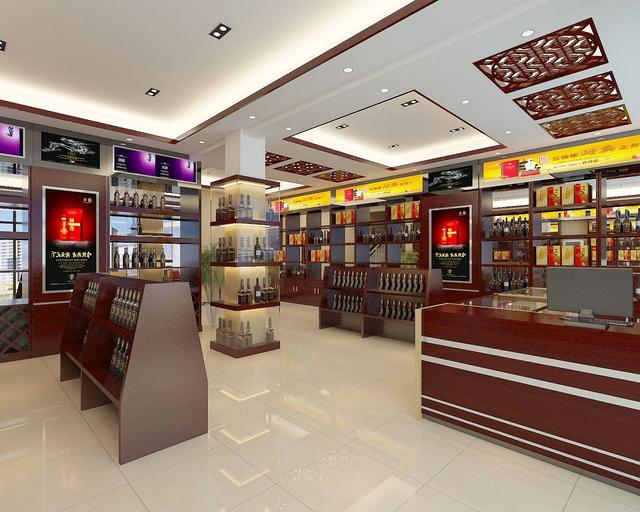 烟茶酒店高档装修图片_电子烟实体店装修_烟酒店装修
