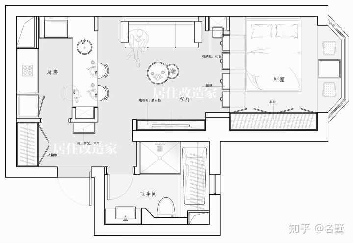 40平米装修 40平米小户型装修_小户型60平米户型图_30平米小户型装修效果图