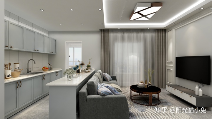 小户型家装样板间巧妙打造石膏线设计