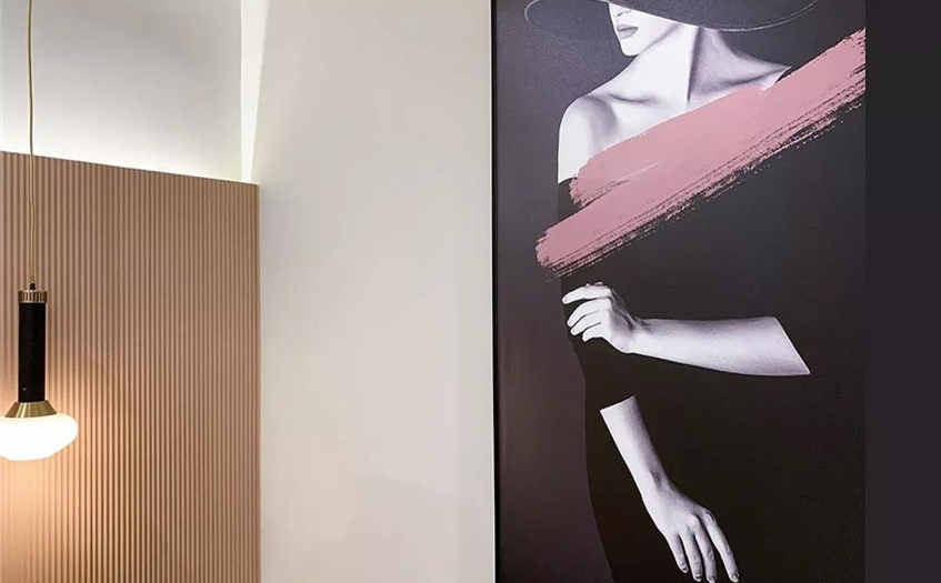 简欧装修美发沙龙_美发店装修图_美发沙龙装修