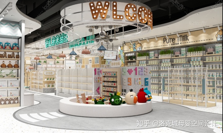 母婴店装修效果图_大型母婴店装修_40平母婴店装修效果图