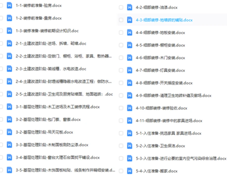 清吧装修_装修清单表_邯郸清木装修