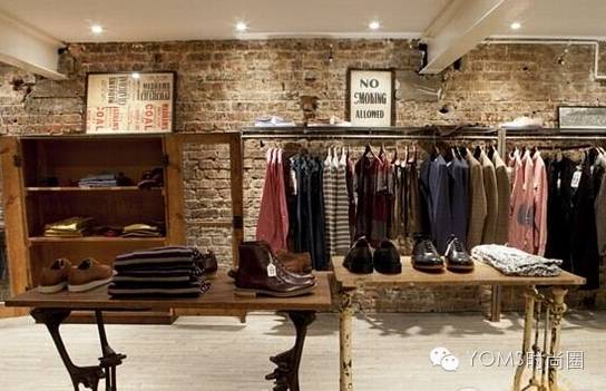 服装店装修风格_工业混搭风格快歺店装修_童装店装修货架风格图
