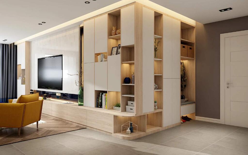 小户型装修样板图_二元店装修样板图_装修样板间效果图