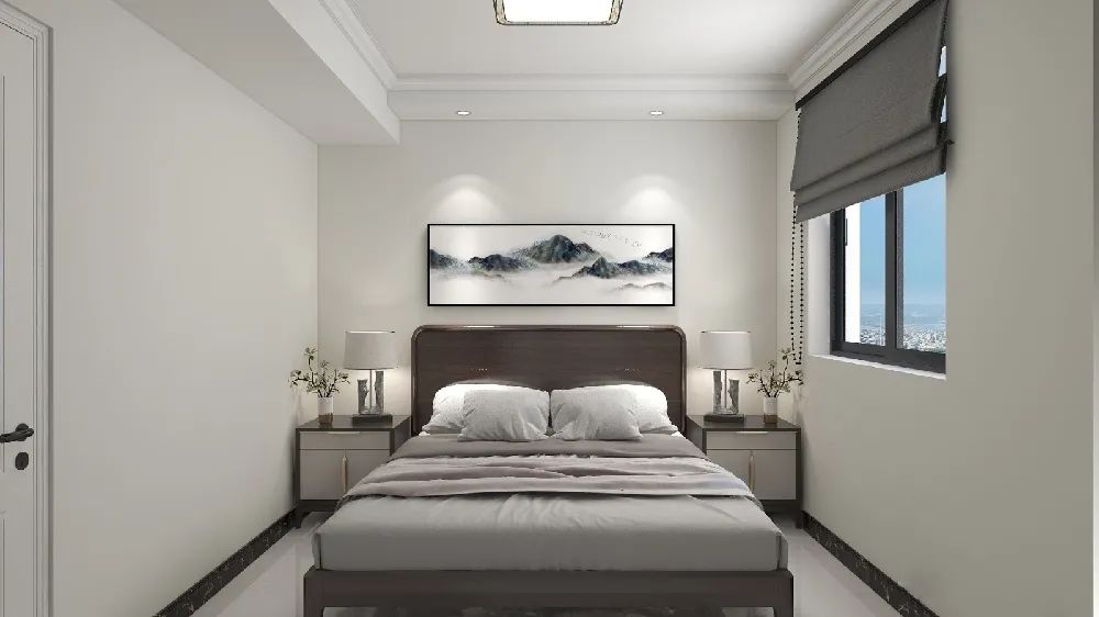 简欧客厅无造型装修效果图片_现代简欧装修效果图_简欧风格电视墙装修效果图片