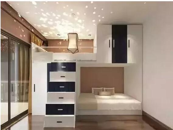 高低床装修效果图_卧室高低床装修效果图大全_时尚高低床装修效果图