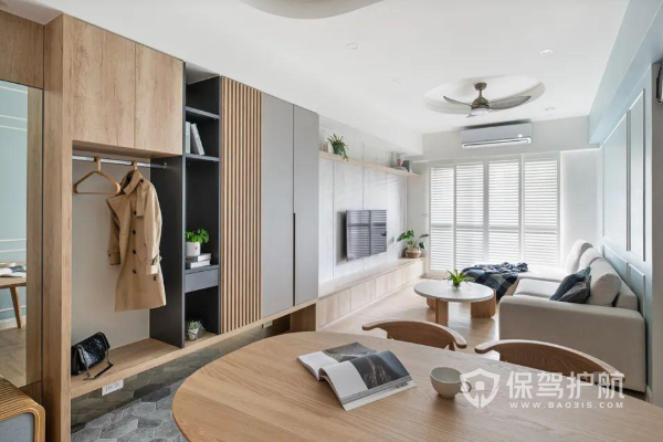50平的小户型装修奢华图_楼中楼户型图小户型装修_小户型装修图