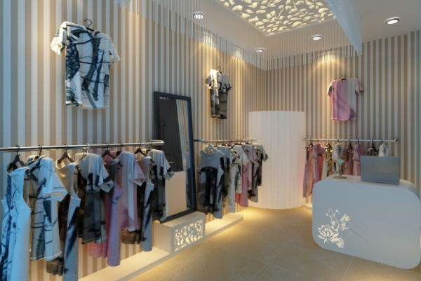 小卷粉早点铺装修店_小服装店装修_小漠服装淘宝店地址