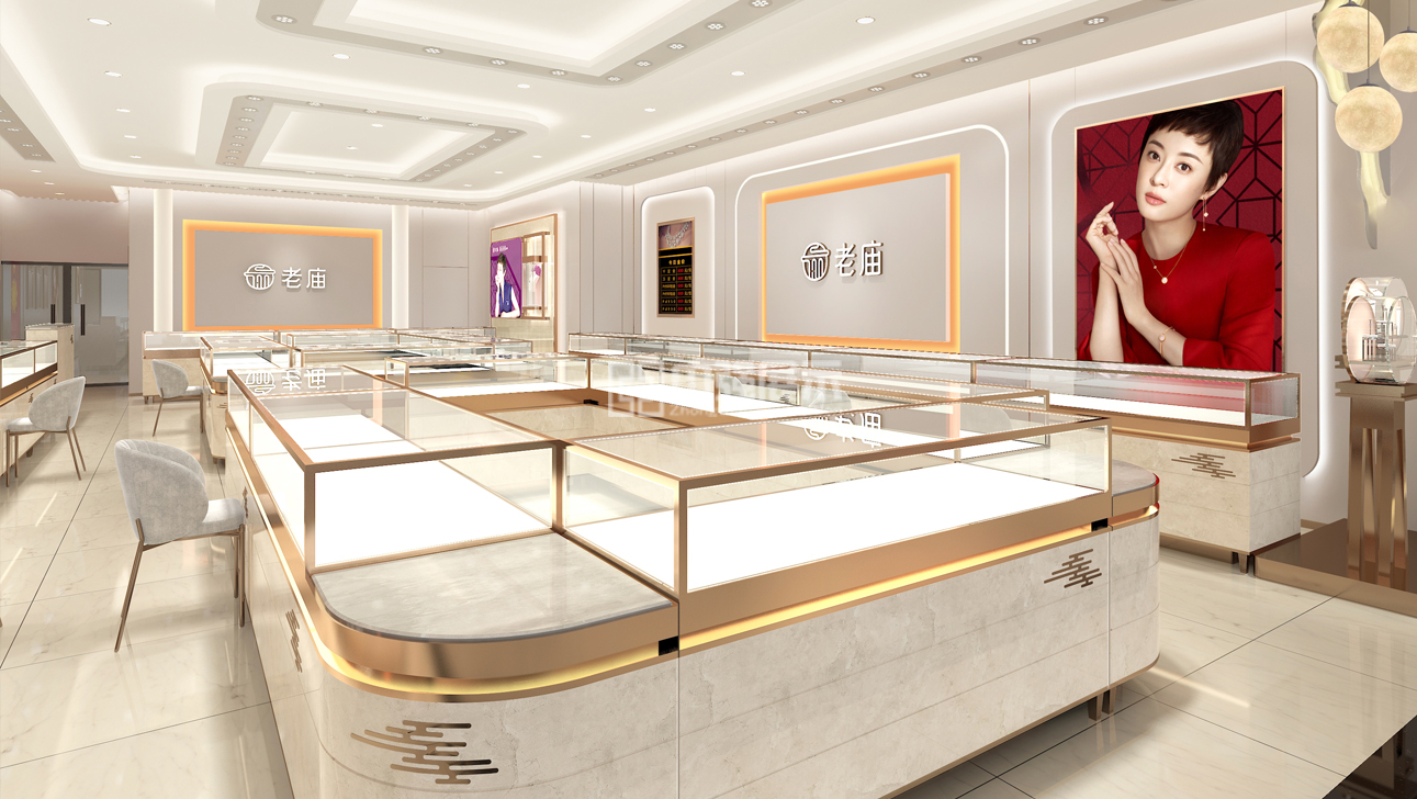 镇江珠宝展示柜设计制作-中强展柜厂
