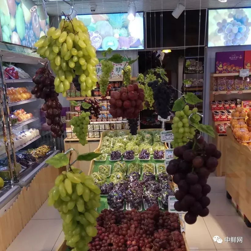 复古藏店装修图片_水果店装修图片_水果生鲜超市装修图片