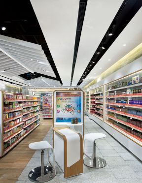 药店内部装修 药店店面装修 药店设计