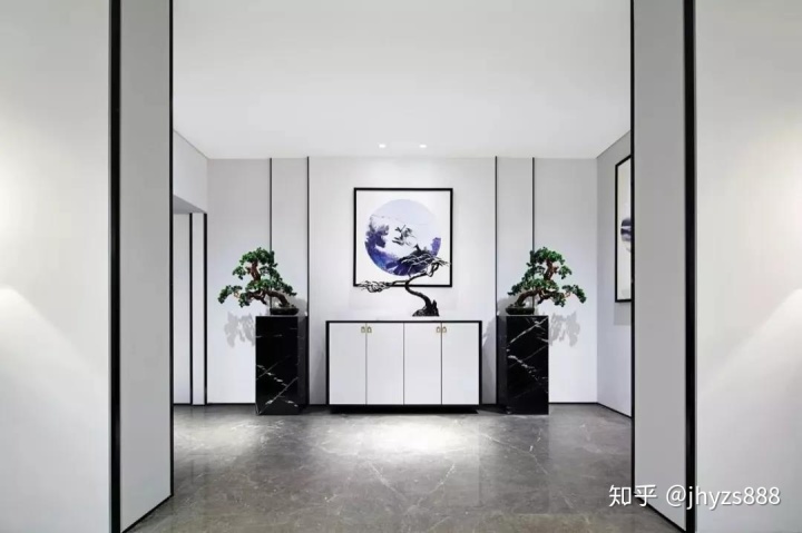 电梯入户门厅装修效果_门厅玄关隔断装修效果图大全_门厅玄关装修效果图